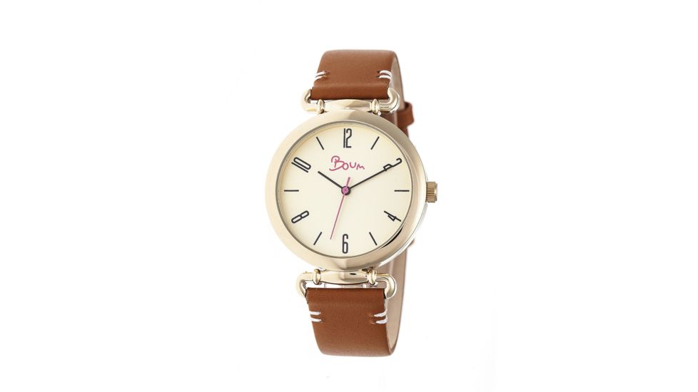 Boum Lumiere Watch - Women's, Brown Leather Band, 38mm, BOUBM4303