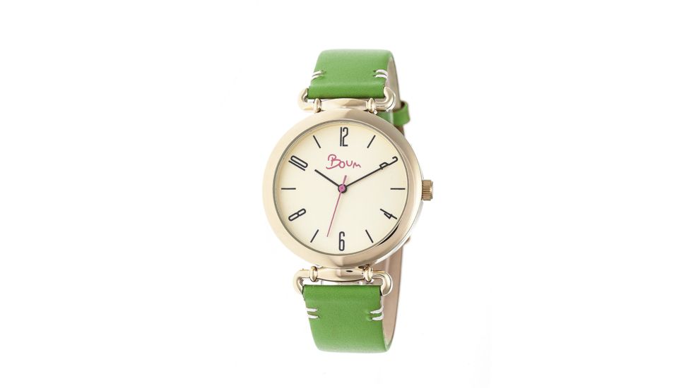 Boum Lumiere Watch - Women's, Green Leather Band, 38mm, BOUBM4304