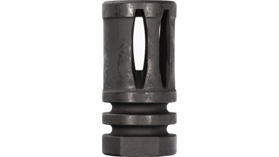 USED Bowden Tactical AR*chitect AR10/AR15 Flash Hider, Multi-Caliber, 1/2-28 Threads, 4in, 4140 Steel, Black Hardcoat Anodized Aluminum, J13483-28, EDEMO3, Used, Condition Fair, Scratches
