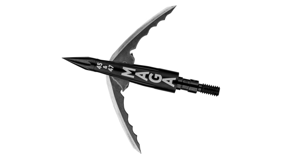 Bowmar Beast MAGA Edition Broadhead 125 gr, 2 in, 3 Pk, 1503725