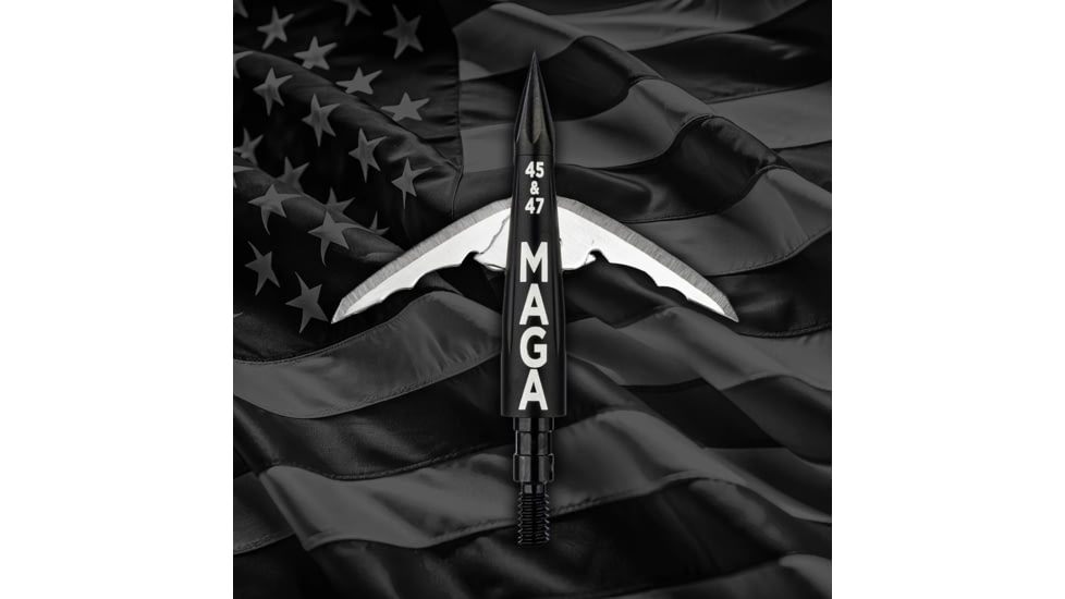 Bowmar Beast MAGA Edition Broadhead 125 gr, 2 in, 3 Pk, 1503725