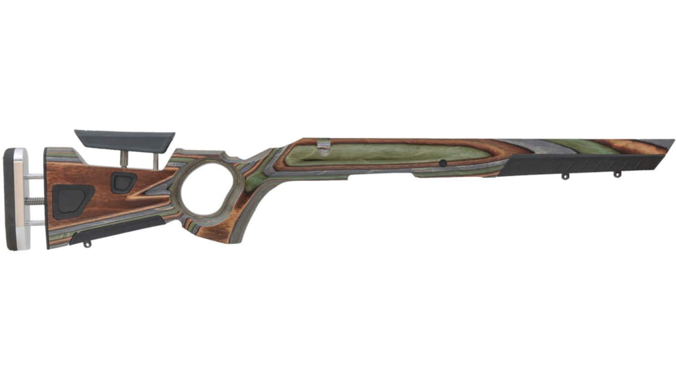 Boyds Hardwood Gunstocks At One Thumbhole Savage 110 1st Gen Blind Mag Short Action Left Hand Act FBC, Forest Camo, 43B627085110