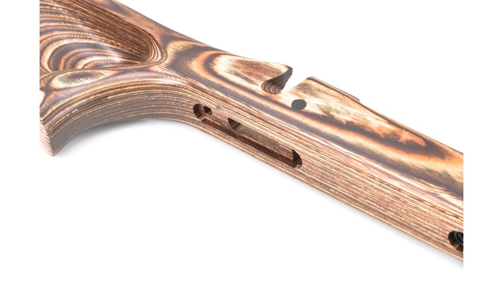Boyds Hardwood Gunstocks Featherweight Thumbhole Remington 700 ADL Long Action Factory Barrel Channel Nutmeg Laminate Finished, 3U1820906111