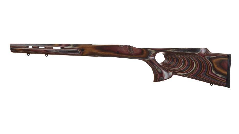 Boyds Hardwood Gunstocks Featherweight Thumbhole Ruger 77 MKII Long Action Left Hand Stock Left Hand Action Factory Barrel Channel Royal Jacaranda Laminate Finished, 3Z3485307114