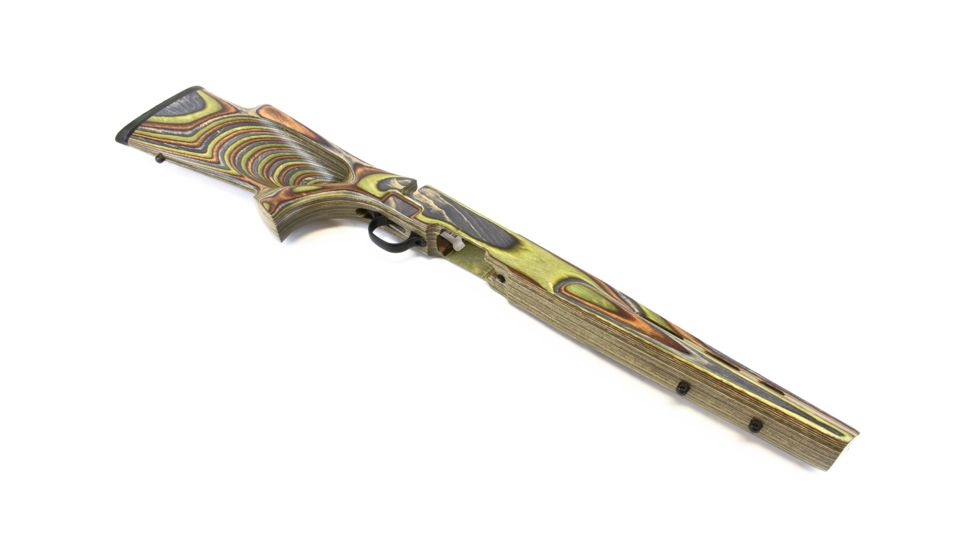 Boyds Hardwood Gunstocks Featherweight Thumbhole Savage BMag Detachable Box Mag Short Action Factory Barrel Channel, Forest Camo, 43A584D06110