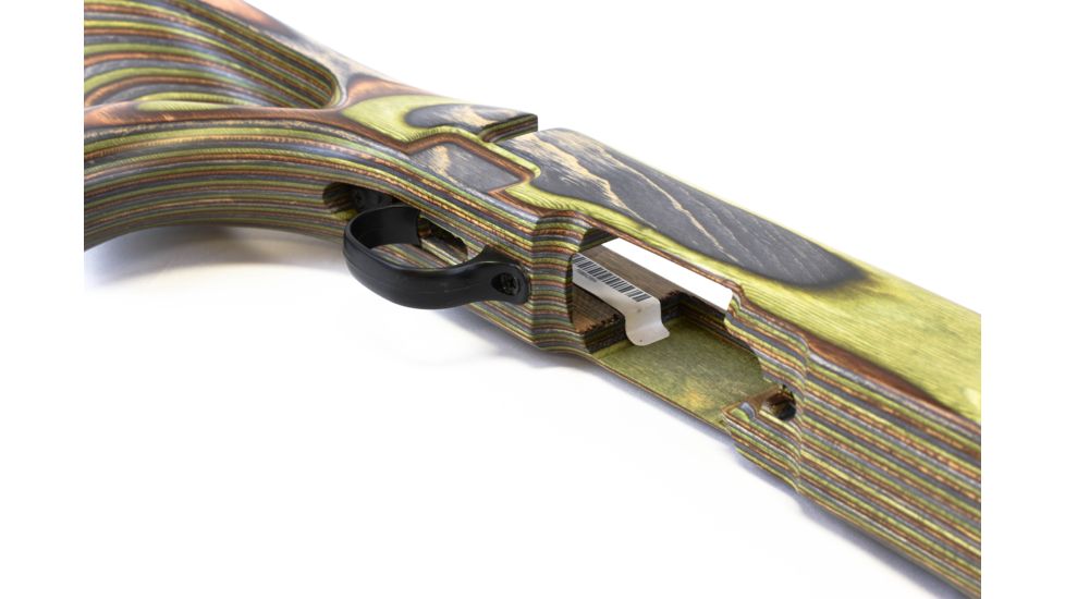 Boyds Hardwood Gunstocks Featherweight Thumbhole Savage BMag Detachable Box Mag Short Action Factory Barrel Channel, Forest Camo, 43A584D06110