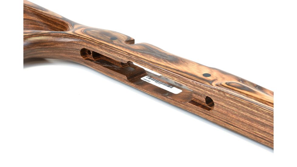 Boyds Hardwood Gunstocks Featherweight Thumbhole Savage BMag Detachable Box Mag Short Action Factory Barrel Channel, Nutmeg, 43A584D06111