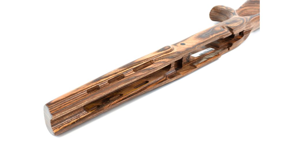 Boyds Hardwood Gunstocks Featherweight Thumbhole Savage BMag Detachable Box Mag Short Action Factory Barrel Channel, Nutmeg, 43A584D06111