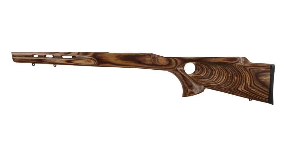 Boyds Hardwood Gunstocks Featherweight Thumbhole Legendary Works Arms 70 Rifle Stock, Long Action, Left Hand Stock, Right Hand Action, Factory Barrel Channel, Nutmeg, 9DC329907111