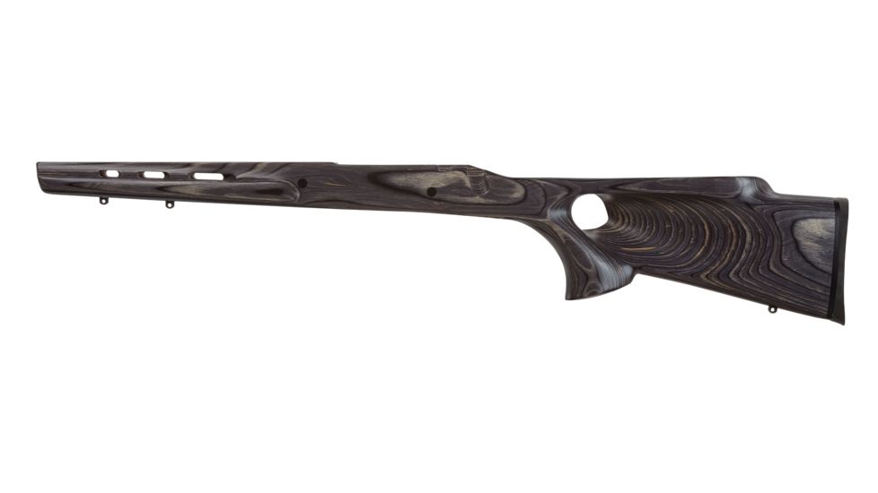 Boyds Hardwood Gunstocks Featherweight Thumbhole Legendary Works Arms 70 Rifle Stock, Long Action, Left Hand Stock, Right Hand Action, Factory Barrel Channel, Pepper, 9DC329907112