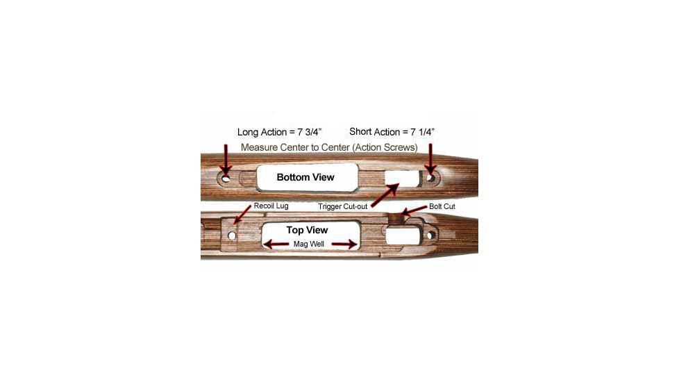 Boyds Hardwood Gunstocks Featherweight Thumbhole Weatherby VG Long Action Factory Barrel Channel, Nutmeg 4V4331006111