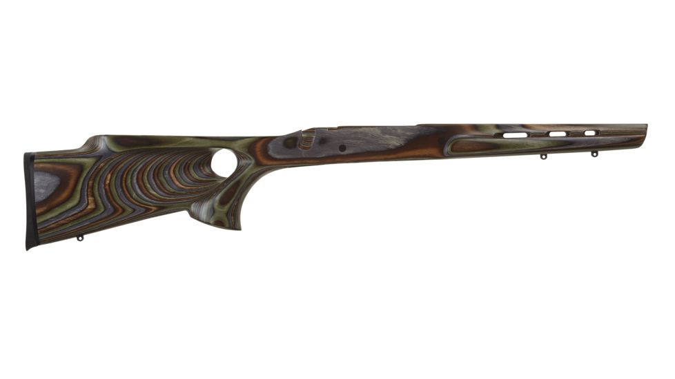 Boyds Hardwood Gunstocks Featherweight Thumbhole Mosin Nagant Military Barrel Channel Forest Camo Finish with Timney Trigger Inlet, 373565406110