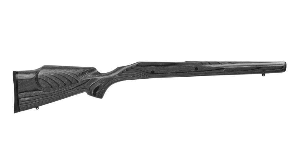 Boyds Hardwood Gunstocks Prairie Hunter Remington 700 MuzzleLoader Short Action Lefthand Stock Righthand Action Factory Barrel Channel Pepper Laminate Finished, 3U7364Y20112
