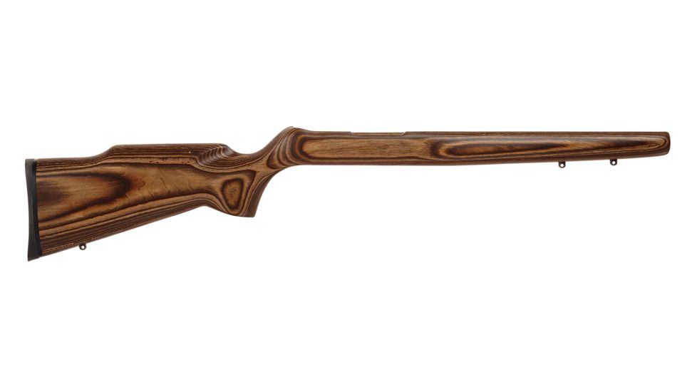 Boyds Hardwood Gunstocks Rimfire Hunter Marlin 925 Magazine Fed Bull Barrel Channel Stock Nutmeg Laminate Finished, 2Z4431Y1A111