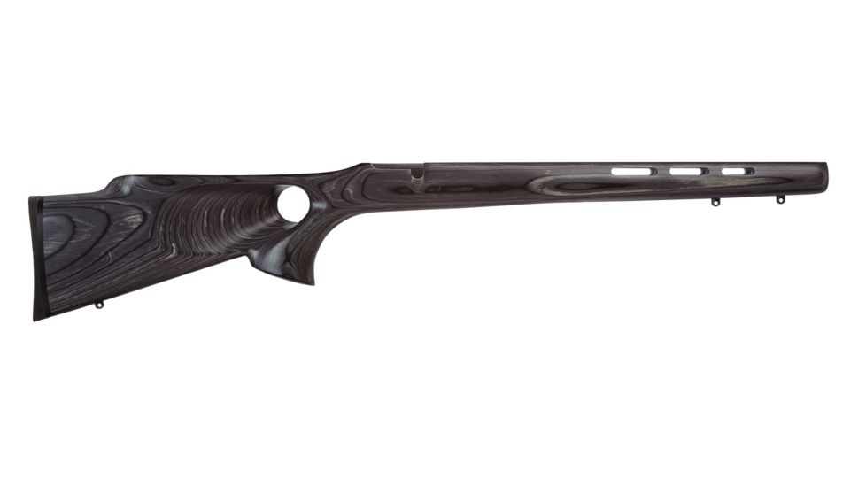 Boyds Hardwood Gunstocks Rimfire Varmint Thumbhole CZ 457 Rifle Stock, Factory Barrel Channel, Pepper, 1MC344R1C112