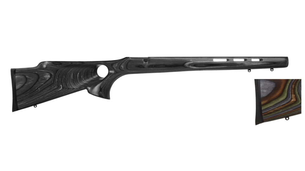 Boyds Hardwood Gunstocks Rimfire Varmint Thumbhole Marlin 925 Clip Feed Bull Barrel Channel Stock Forest Camo Finished, 2Z4431Y1C110