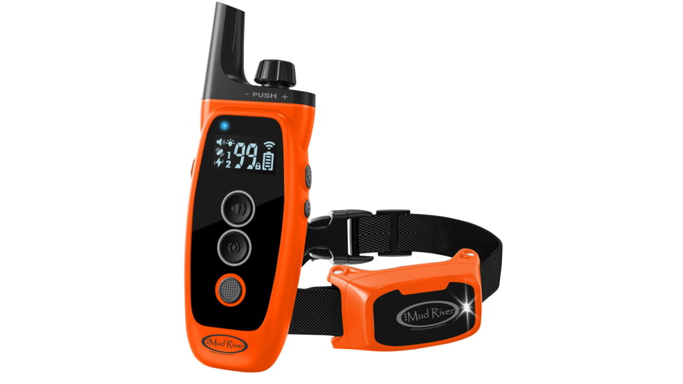 Boyt Harness 38107 MR 1000 Training Collar Dog Training Black/Orange W/ Remote