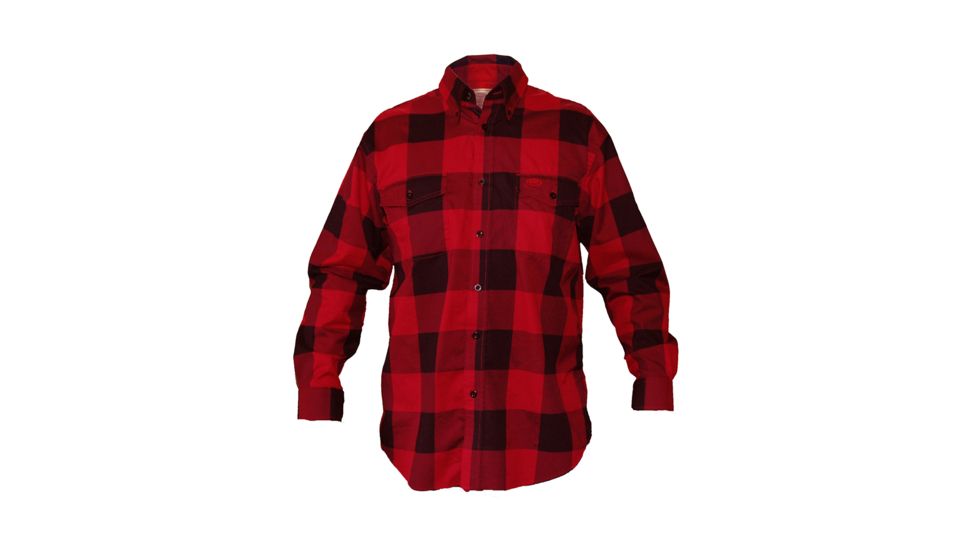 Boyt Harness Mens Hu163 Field Shirt, Red/Black, Extra Large 15312