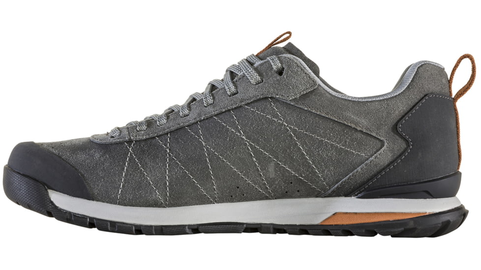 Bozeman Low Leather Casual Shoes - Mens, Wide, Charcoal, 9, 74201-Charcoal-Wide-9