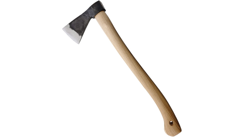 BR Rinaldi 400g 19.5in America Axe, 6.5in Natural Finish Spring Steel Axe Head w/ 3.25in Cutting Edge, Wood Handle, 400g Axe Head., 302N00S50