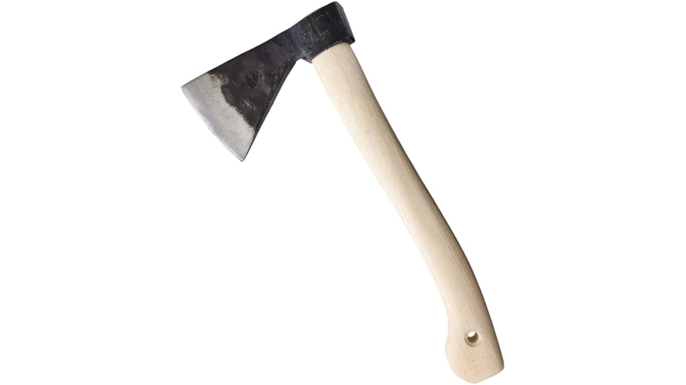 BR Rinaldi 500g 15in America Axe, 7in Natural Finish Spring Steel Axe Head w/ 3.75in Cutting Edge, Wood Handle, 500g Axe Head, 302N0S38