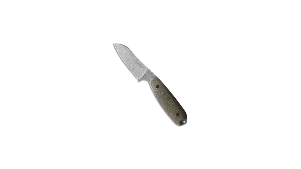 Bradford Bradford Knives Guardian 3.5 Sheepsfoot Knife OD Green Micarta 3.75" SW N690, OD Green, Bohler N690, adult, BHQ-136290