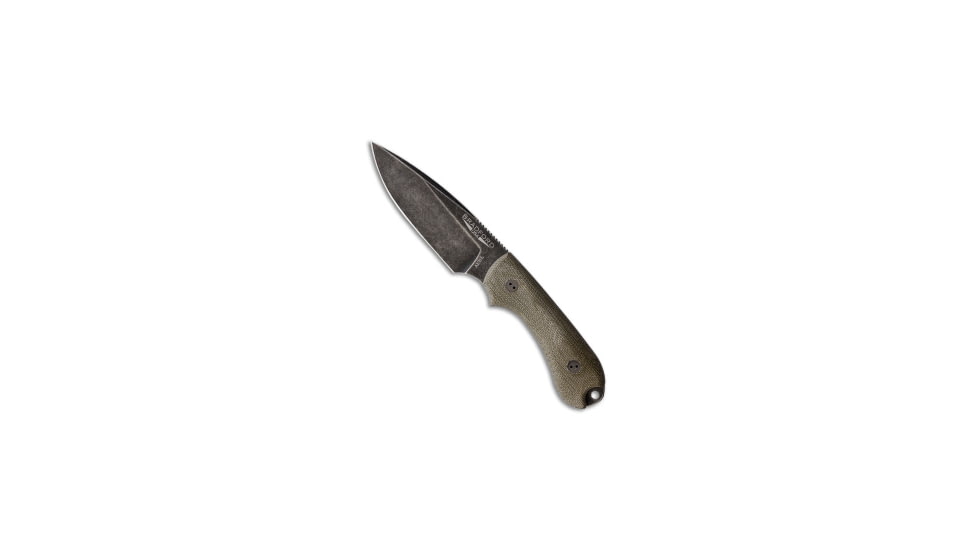 Bradford Bradford Knives Guardian 3 Drop Point Knife OD Green Micarta 3.5" Nimbus AEB-L, OD Green, AEB-L, adult, BHQ-142283