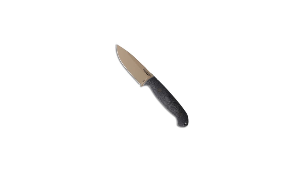 Bradford Bradford Knives Guardian 4.5 Fixed Blade Black Micarta 4" Coyote Brown, Black, Bohler N690, adult, BHQ-199439