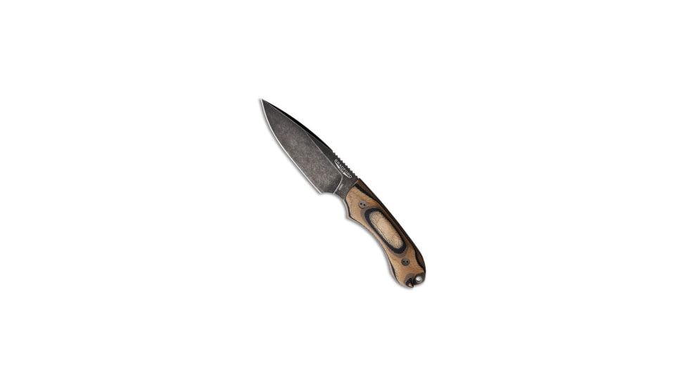 Bradford Bradford Knives Guardian 4 Drop Point Knife G-Wood 4.8" Nimbus N690, Black/Wood, Bohler N690, adult, BHQ-142792