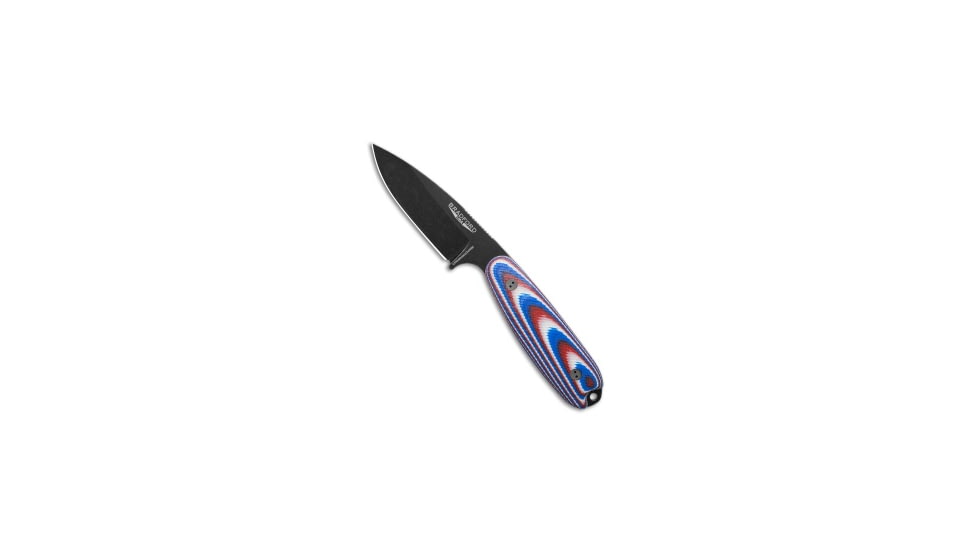 Bradford Bradford Knives Guardian3.5 Fixed Blade Knife Red/White/Blue G-10 3.75" Nimbus, Blue/Red/White, CPM MagnaCut, adult, BHQ-222342