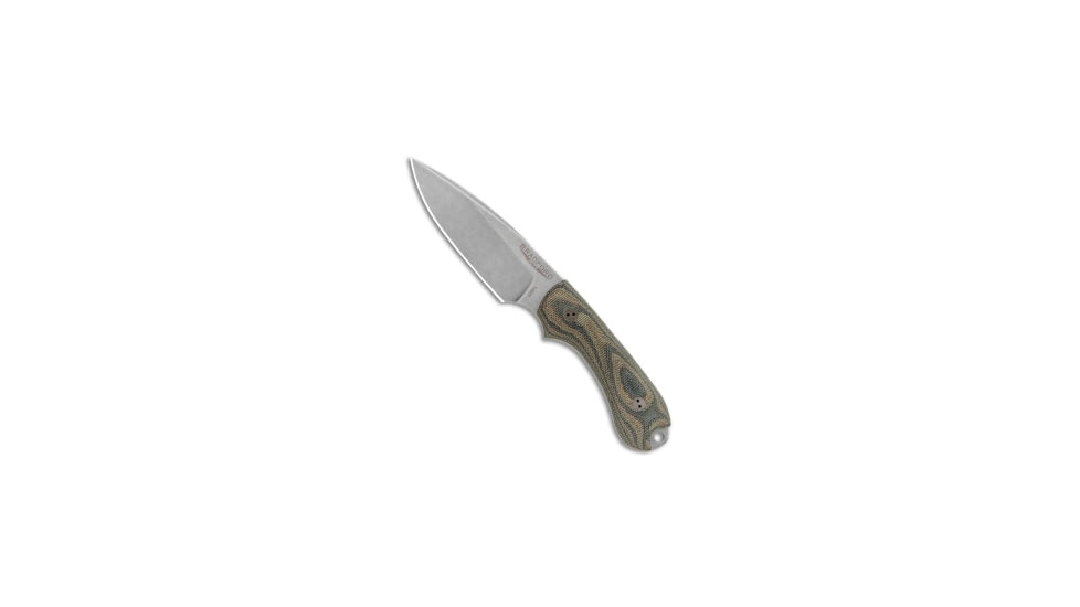 Bradford Bradford Knives Guardian3 Fixed Blade 3D Camo Micarta False Edge/AEB-L/SW, Green, AEB-L, adult, BHQ-99576