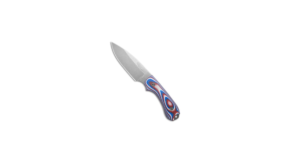 Bradford Bradford Knives Guardian3 Fixed Blade Red/White/Blue G-10 3.5" SW, Blue/Red/White, MagnaCut, adult, BHQ-222329