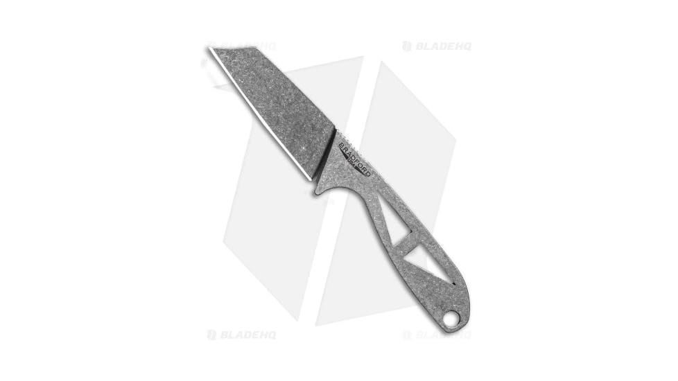 Bradford Knives G-Cleaver Fixed Blade Knife, 2.75in, ELMAX, Cleaver Blade, Stainless Steel Gray Handle, Steel/Gray, 5.875in, BHQ-139273