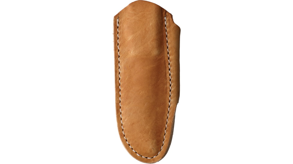 Bradford Knives Guardian 3.2 Fixed Blade Knife, 7.13in Overall, 3.5in Stonewash AEB-L Stainless Steel Blade, Coyote Brown Sculpted G10 Handle, Brown Leather Belt Sheath, 3.2FE-004-AEBL