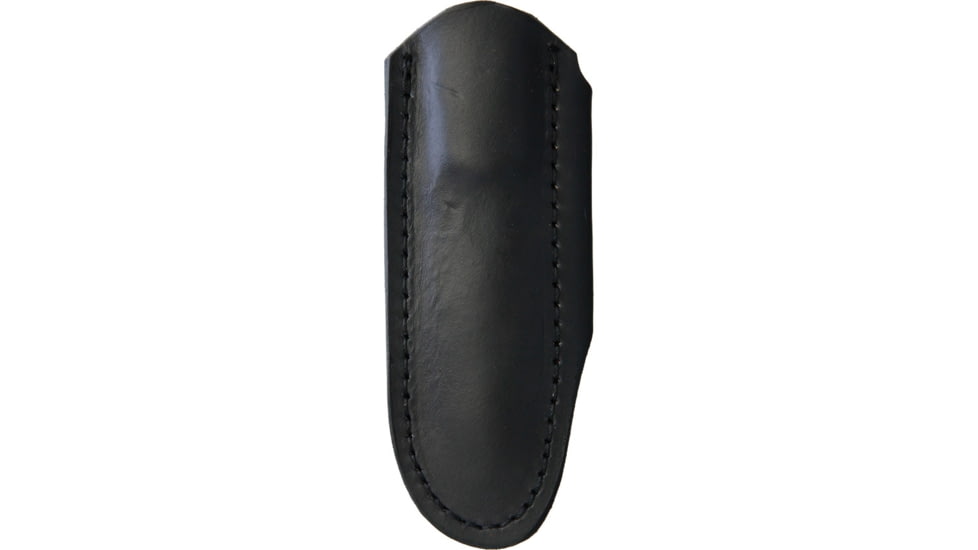 Bradford Knives Guardian 3 Nimbus OD Fixed Blade Knife, 7in Overall, 3.5in N690 SS Sheepsfoot Blade, OD Green Linen Micarta Handle, Nimbus Finish Blade, Black Leather, OD green, 3SF-102N-N690