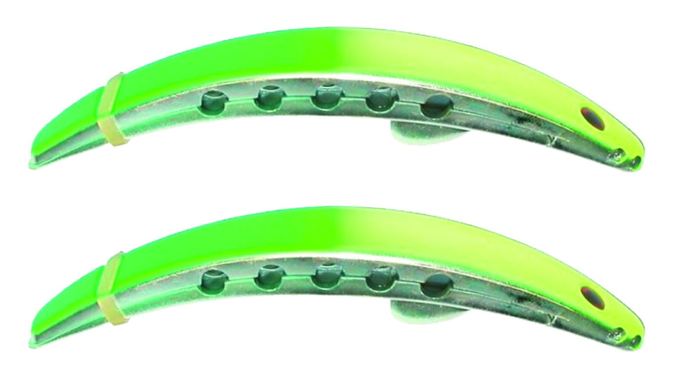 Brads Super Bait Casting/Trolling Lure, Rolling Swivel And Scent Pad, Chrome Limer, 4in, #2 Treble, 2/Pack, TPSB-20