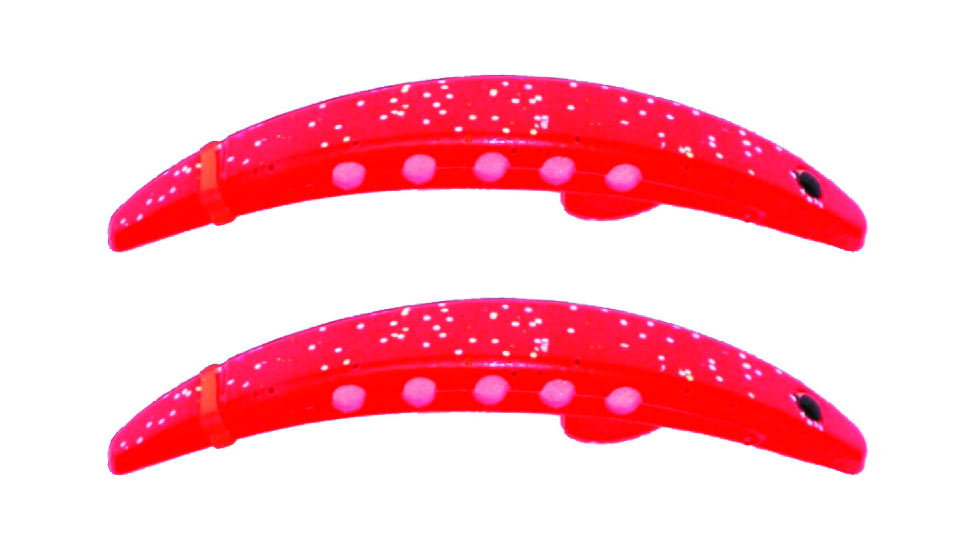 Brads Super Bait Casting/Trolling Lure, Rolling Swivel And Scent Pad, Hot Tamale, 4in, #2 Treble, 2/Pack, TPSB-13