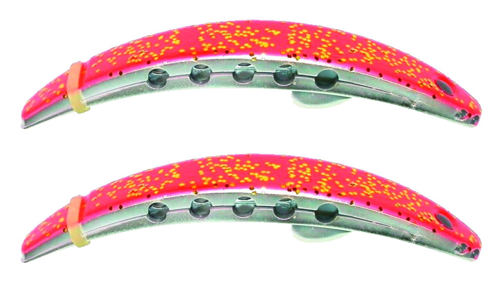 Brads Super Bait Casting/Trolling Lure, Rolling Swivel And Scent Pad, Hotter Tamale, 4in, #2 Treble, 2/Pack, TPSB-19