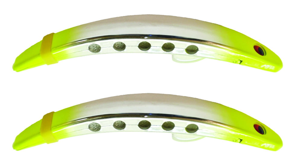 Brads Super Bait Casting/Trolling Lure, Rolling Swivel And Scent Pad, Jack Pot, 4in, #2 Treble, 2/Pack, TPSB-15