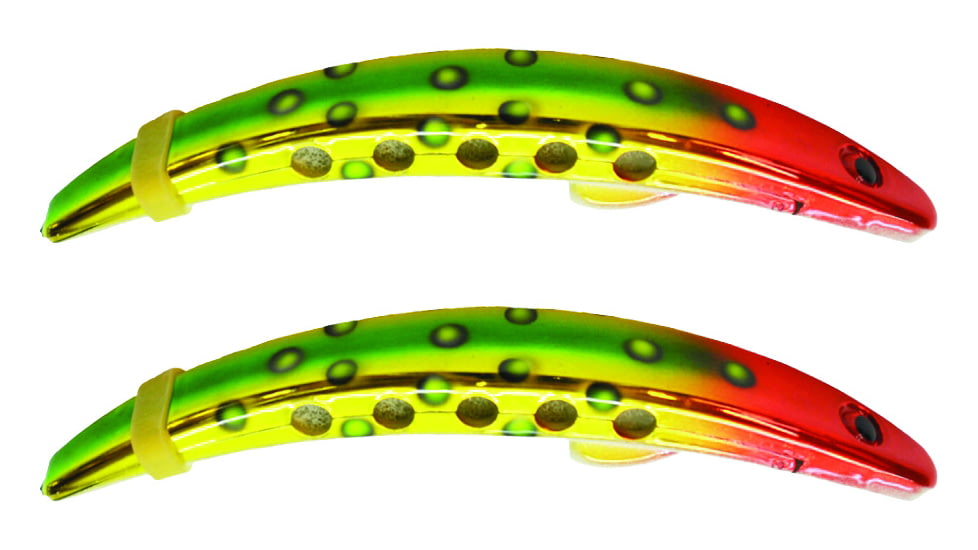 Brads Super Bait Casting/Trolling Lure, Rolling Swivel And Scent Pad, Lucky Charm, 4in, #2 Treble, 2/Pack, TPSB-18
