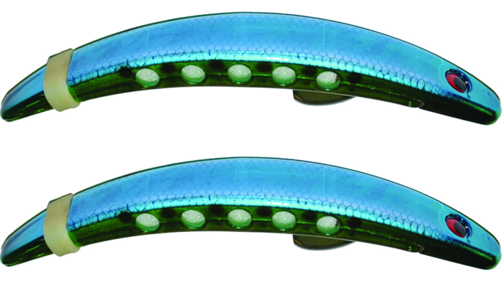 Brads Super Bait Casting/Trolling Lure, Rolling Swivel And Scent Pad, Sardine, 4in, #2 Treble, 2/Pack, TPSB-10