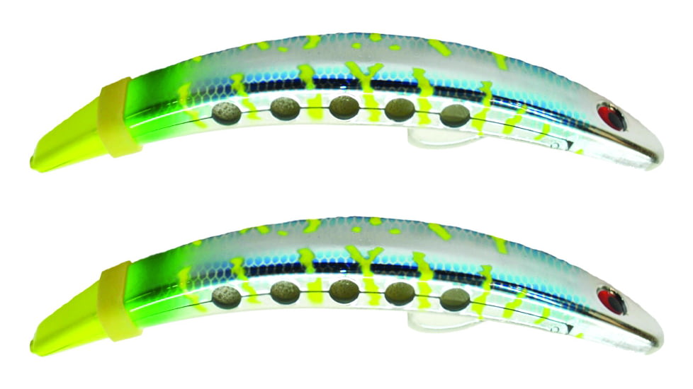 Brads Super Bait Casting/Trolling Lure, Rolling Swivel And Scent Pad, Seahawk, 4in, #2 Treble, 2/Pack, TPSB-16