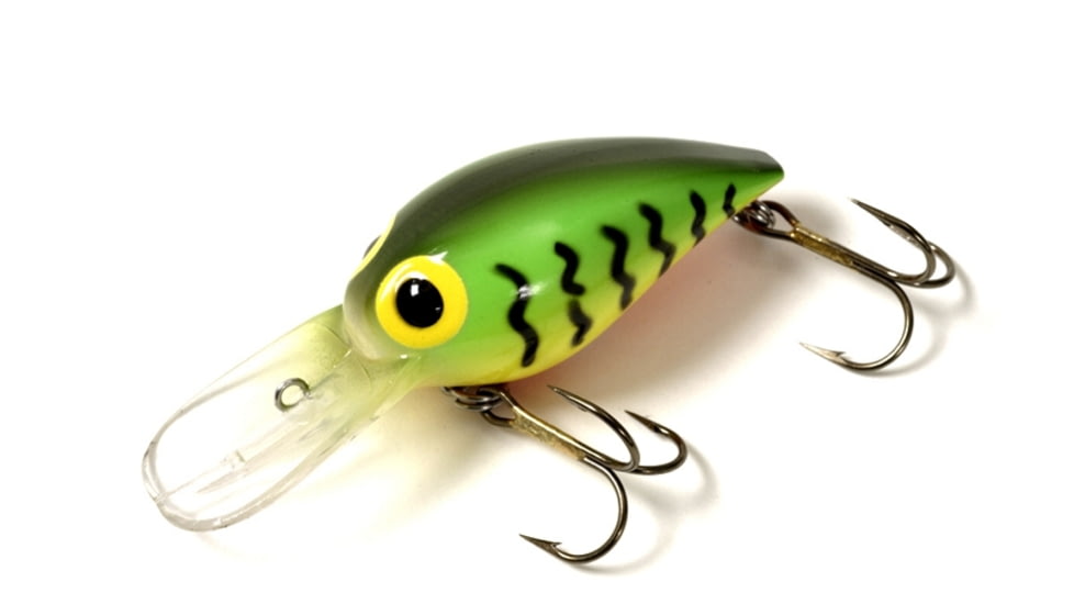 Brads Wiggler Crankbait, Floating/Sinking, Green Firetiger, 3in, 3/8oz, BW-74