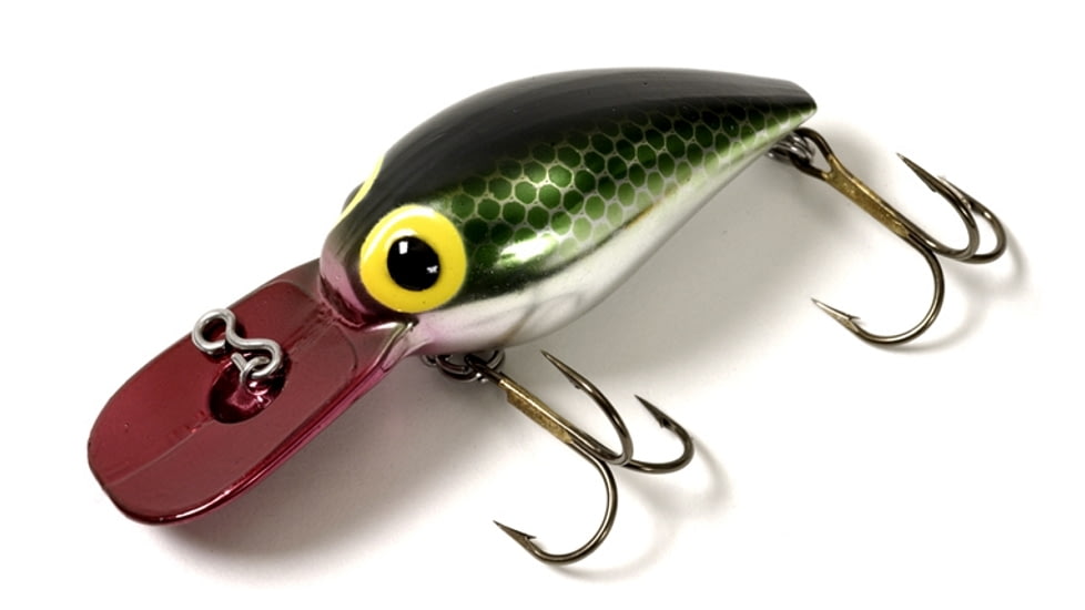 Brads Wiggler Crankbait, Floating/Sinking, Green Pirate, 3in, 3/8oz, BW-12