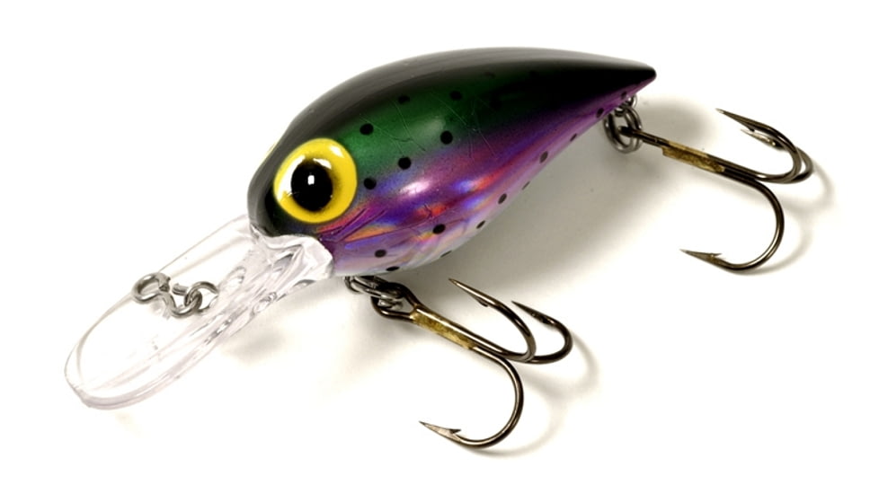 Brads Wiggler Crankbait, Floating/Sinking, Lazer Rianbow, 3in, 3/8oz, BW-28