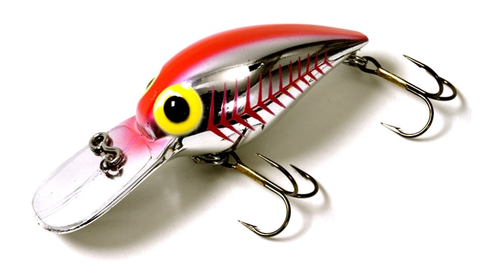 Brads Wiggler Crankbait, Floating/Sinking, Metallic Silver with Fluorescent Orange Back/Herri, 3in, 3/8oz, BW-25