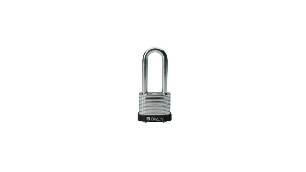 Brady Worldwide Steel Padlock 2.0 Kd Blk PK6 51299