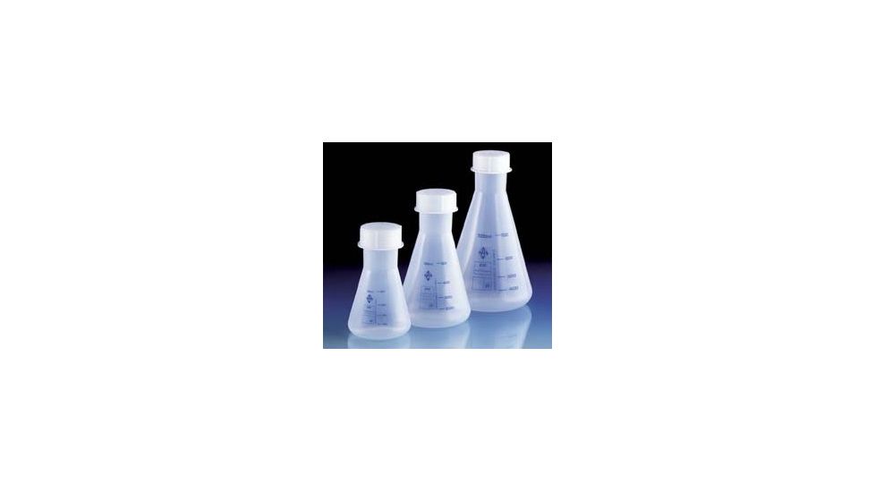 BrandTech Erlenmeyer Flasks with Screw Caps, PMP, BrandTech V66895 Pmp Flasks