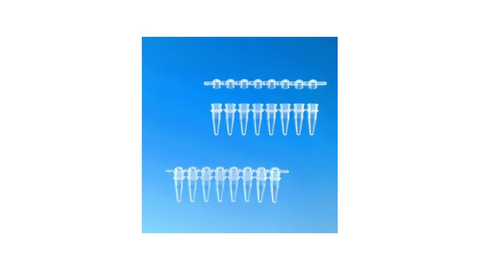 BrandTech Pcr 8 Strip Caps Fl Qpcr Pk125 781334, Unit PK
