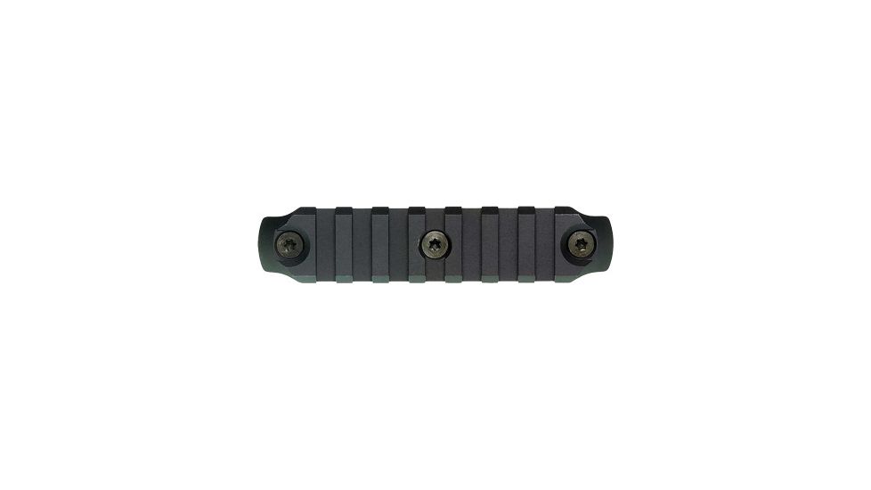Bravo Company MFG BCM Gunfighter KeyMod Nylon Rail Section, 4in, Black, BCMKMR1913N4BLK